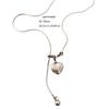 Simple Necklace Fashionable Heart Pendant Necklace Heart Neck Jewelry Perfect for Youthful Couple or Close Friend
