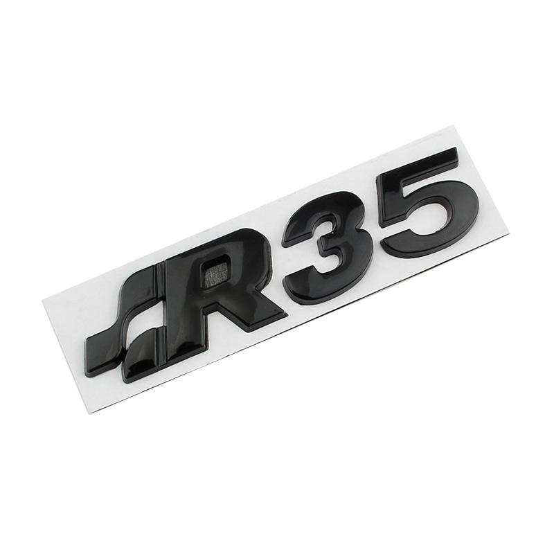 Car 3D Metal Body Trunk Badge Emblem Decals Styling Sticker For VW Volkswagen Golf 4 5 MK4 MK5 R32 R35 R36 Passat B6 Accessories zs9
