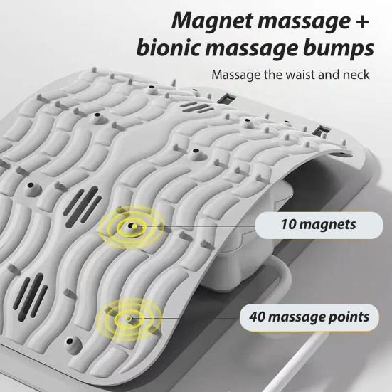 Back Stretcher Adjustable Lumbar Traction Device Pain Relief Ergonomic Spine