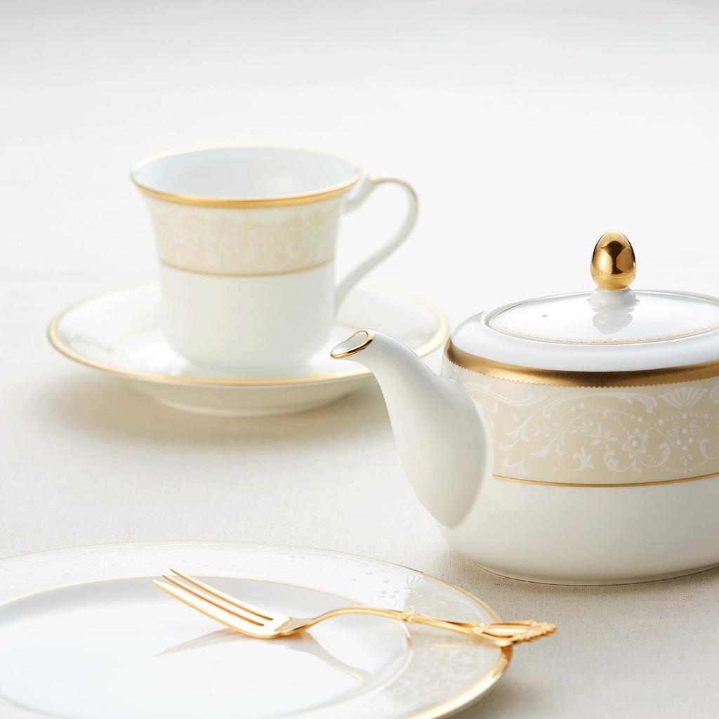 Noritake White Palace Knochenplatte, 17cm, China, 59512/4753