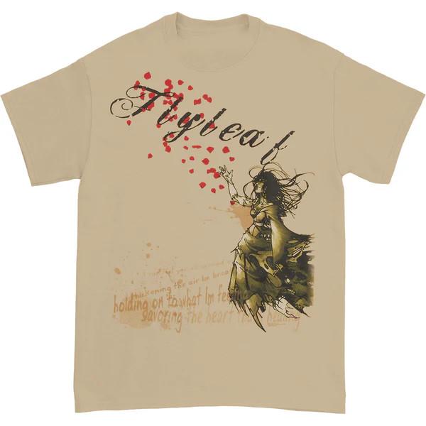 Flyleaf Hold On Light Brown Album Band Gift For Fan S to 5XL T-shirt XL