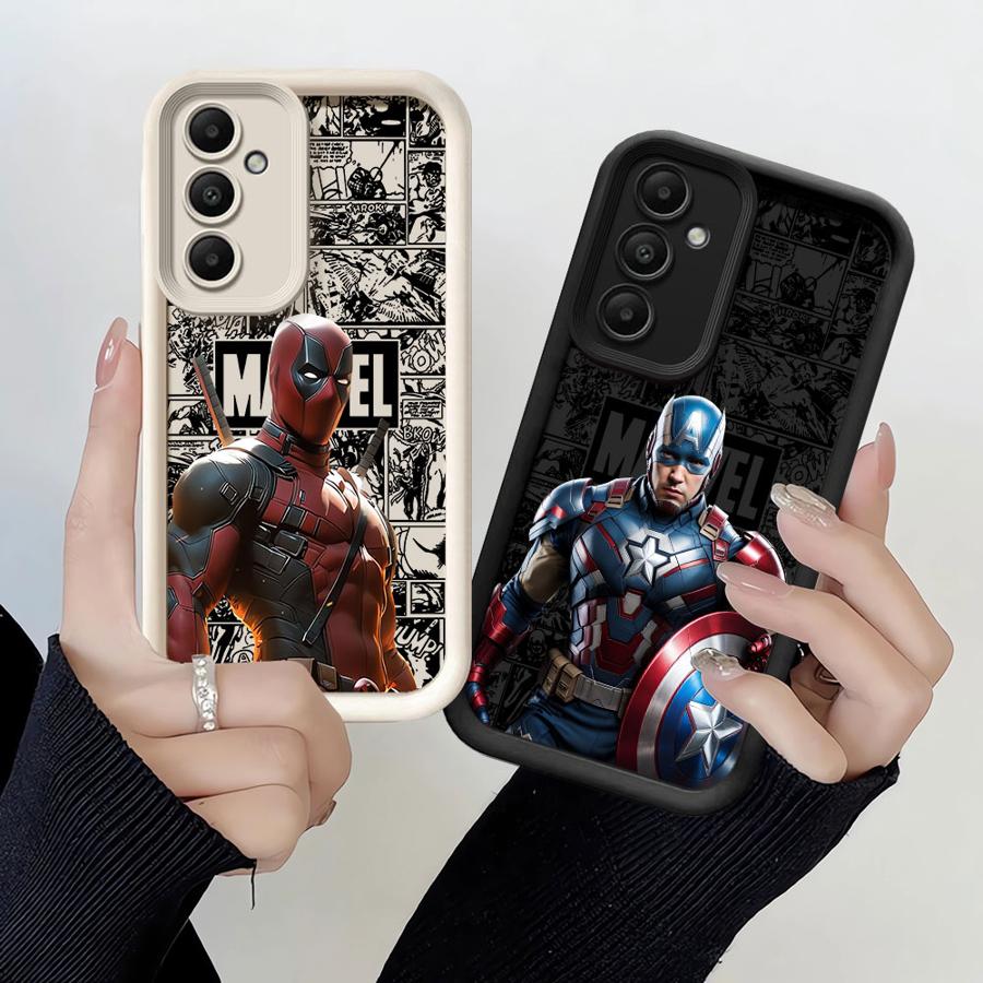 Marvel Deadpool Soft Cover Phone Case for Samsung Galaxy A24 A13 A26 A22 A23 A12 A16 A32 A56 A14 A36 A33 A34