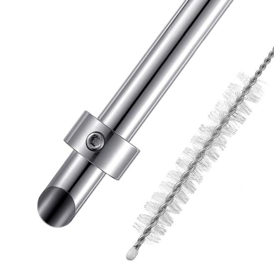 Stainless Steel Puncher for Plastic Lids Beverage Cup Lid Puncher Adjustable Depth Straw Hole Punch Tool for Lemonade Cups Takeout Lids