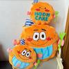 Fluffy 3D Simulation Mooncake Pillow Mid-autumn Festival Moon Cake Stuffed Toy  Home Decor