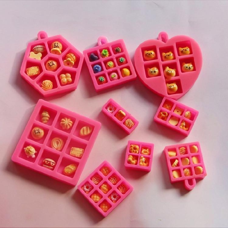 Detailed Miniature Silicone Mold For Resin Art Projects Flexible Reusable Design For Home Creative Ornament Craft