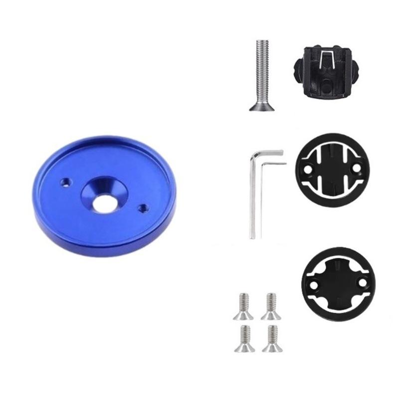 

Aluminum Alloys Cycling Mount Quickly Install Bicycles Stem Caps Adapters for Cycling Computer Stability