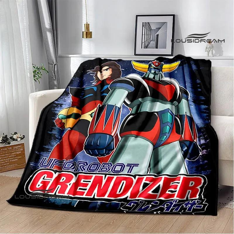UFO ROBO GRENDIZER GOLDORAK printed blankets warm blankets picnic blanket home travel blanket birthday gift