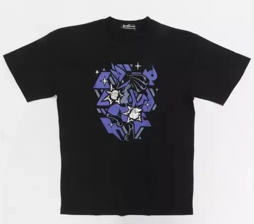 Pokemon Lucario T-T-Shirt COOL×METAL Black Free Size Cotton 2022 Release 3XL