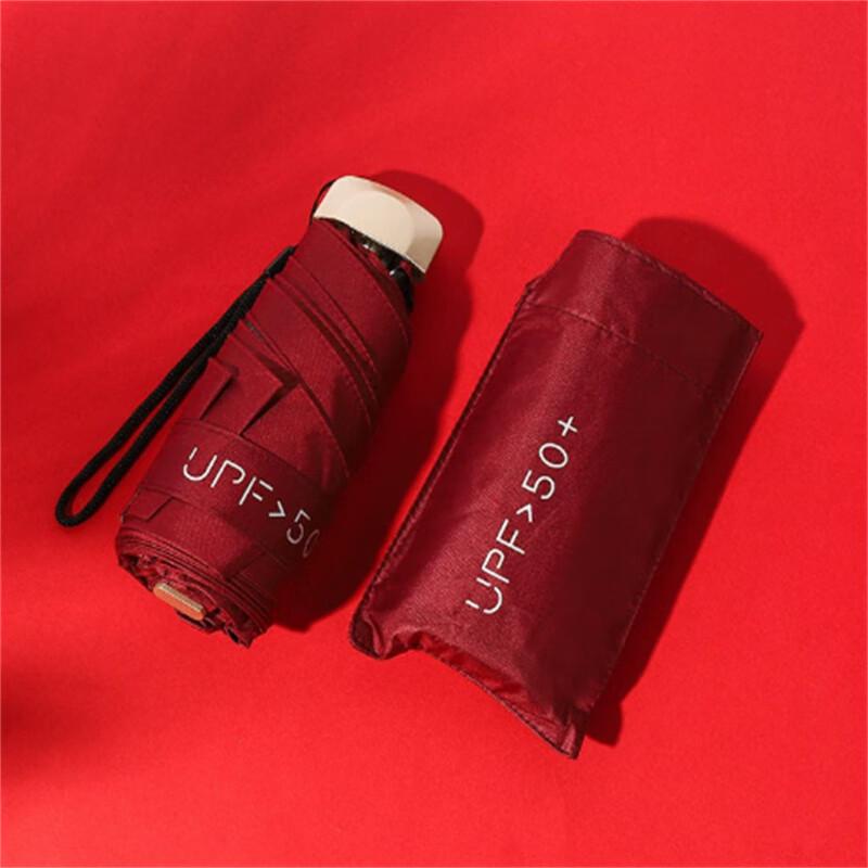 

Compact Flat Five-Fold Sun/Rain Umbrella