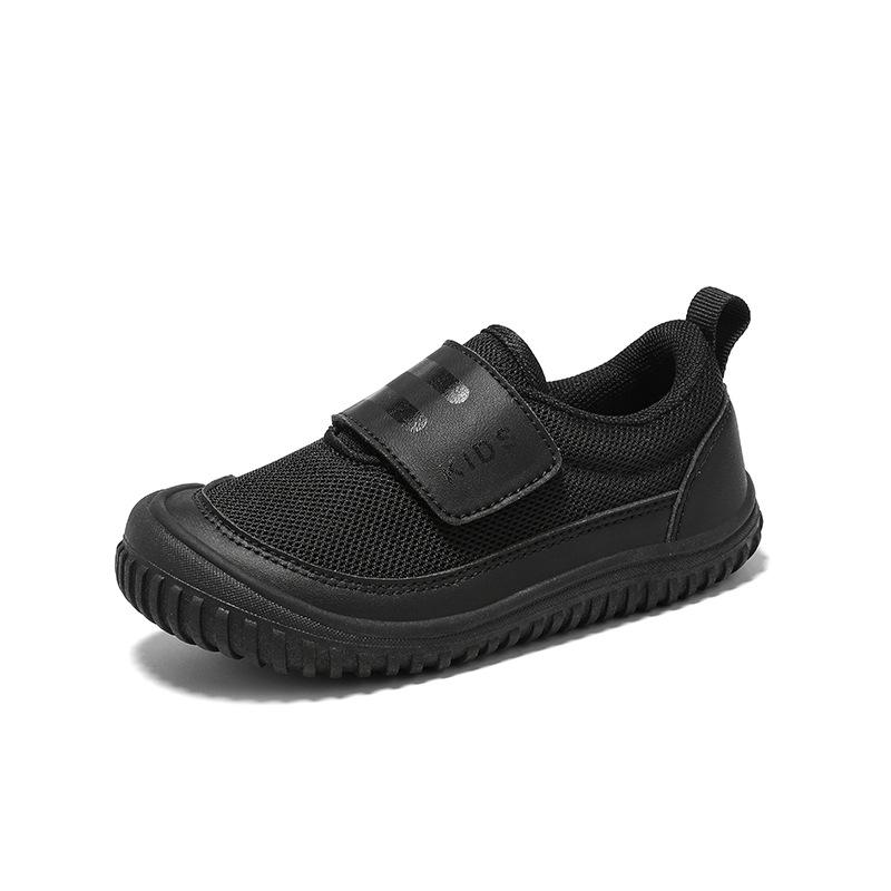 2025 Children's Casual Shoes Baby Sports Shoes Spring and Autumn New Breathable Toddler Shoes Solid Color Simple and Versatile