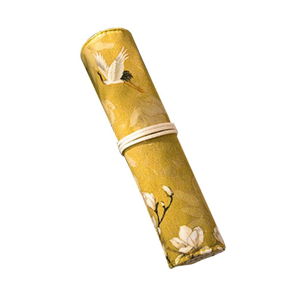 Elastic Buckle Pen Bag Simple Portable Large Capacity Pen Holder Tyvek Pencil Case Office Meeting