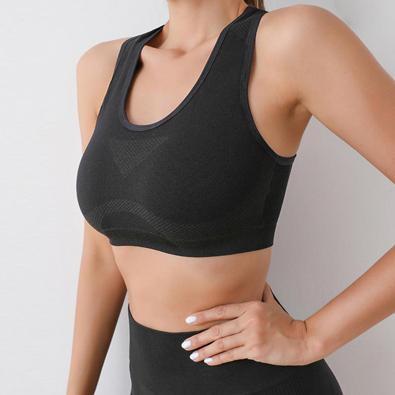High Intensity Sports Bra Women Yoga Shockproof Running Large Chest High Support Fitness Bras