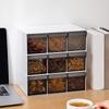 Space Saving Drawer Storage Box Stackable Cosmetics Boxes Durable Flower Tea Storage Box  Office
