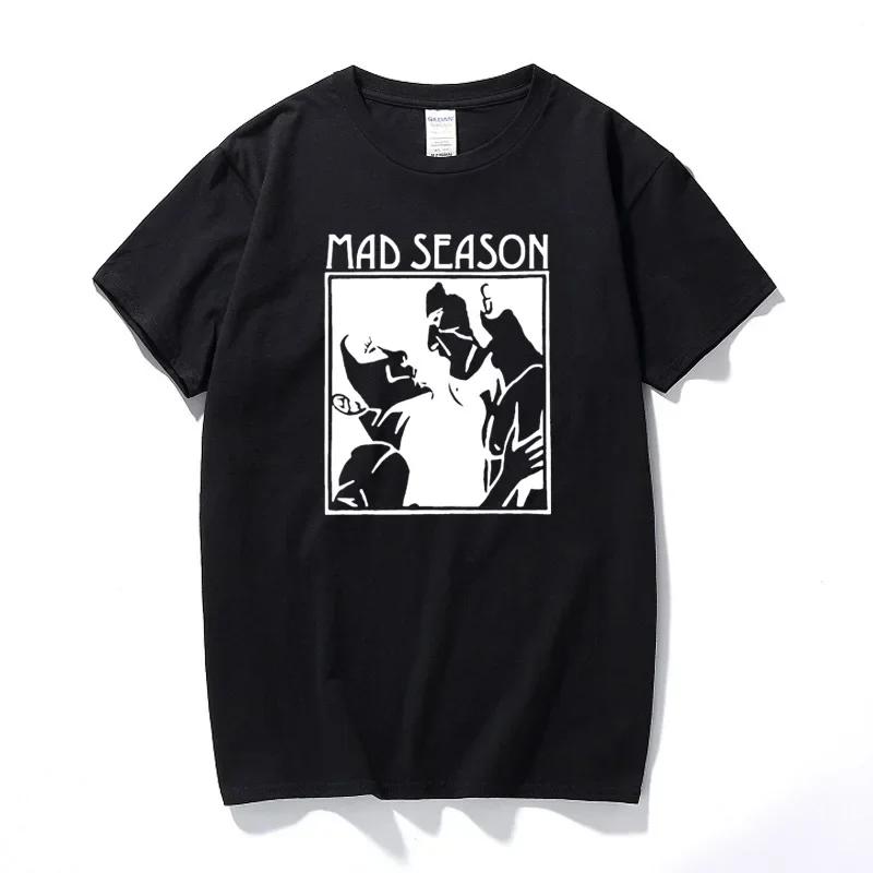 

Mad Season Above T Shirt Music Grunge Rock Alice In Chains Screaming Trees Women Men Overd T Shirt Harajuku Retro Tee#Color XXXXXL чёрный