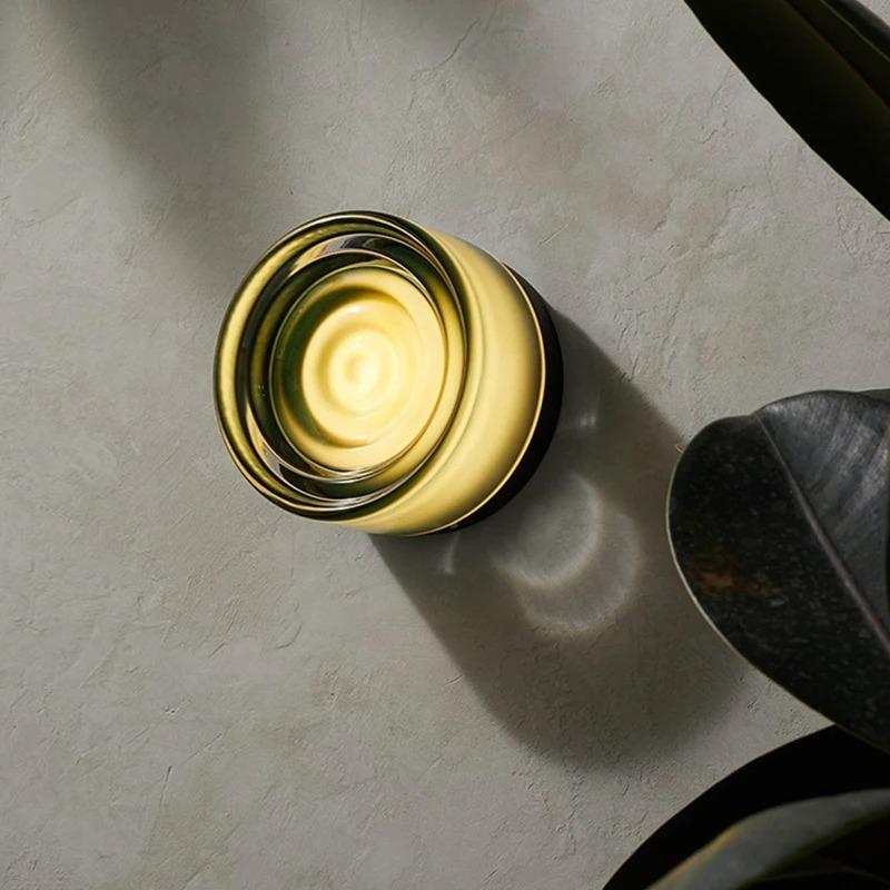 Nordic Round Wall Light Fixtures for Bedroom Bedside Hotel Background Decoration Led Modern Colorful Lamp Luminaire