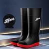 Sapatos de Chuva Masculinos Outdoor Impermeáveis Antiderrapantes Resistentes ao Desgaste Cano Alto Sapatos de Borracha
