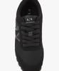 Armani Exchange Women'S Embossed Logo Mesh Sneakers _Black_A425375506