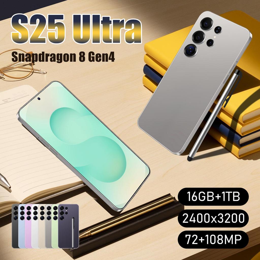 Global Version S25 Smartphone: 7.3-inch Full Screen, 16+1T Storage