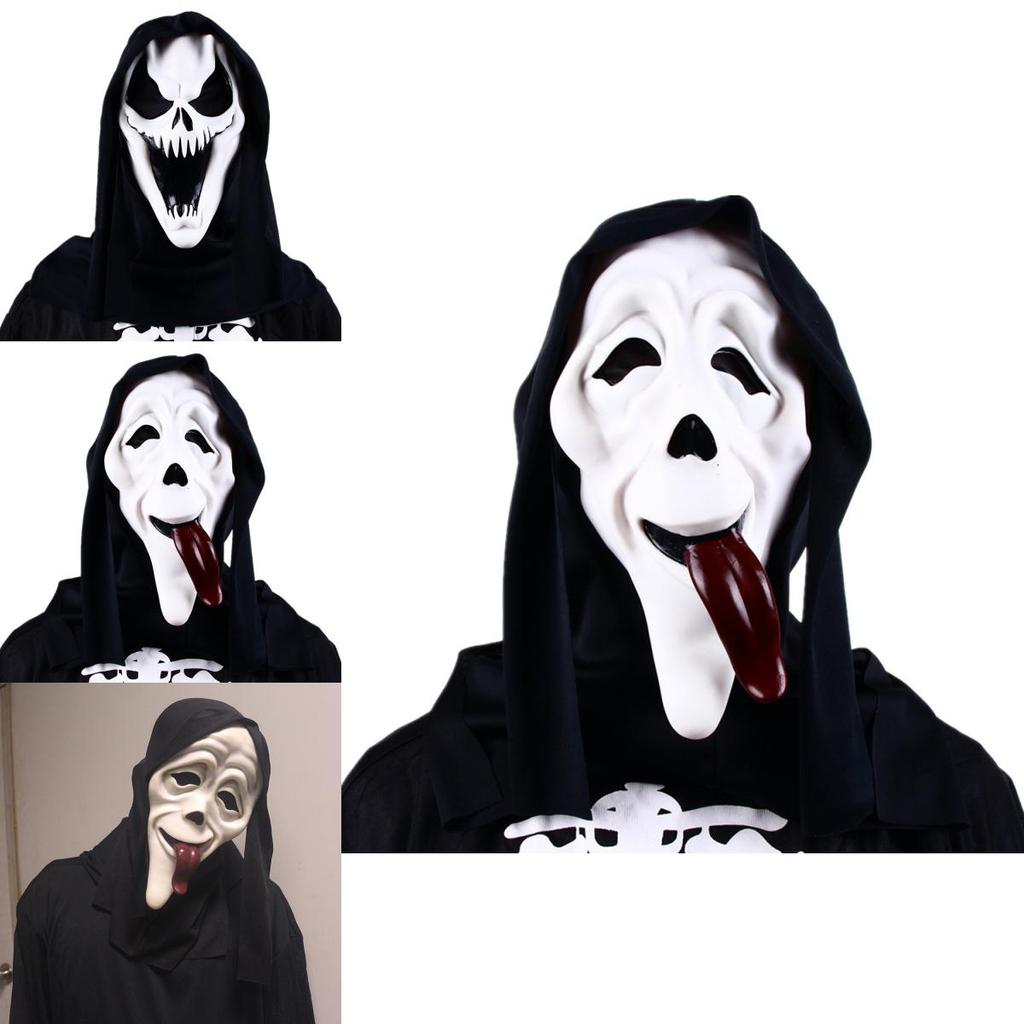 Laat Je Vrienden Schrikken Met Ons Volwassen Scream Pak Masker Gezichtsmasker Spook Cosplay Kostuum Perfect Voor Halloween!