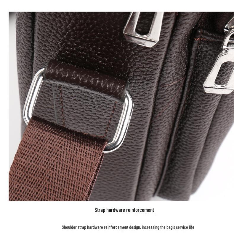 2025 Summer Men's Multifunctional Crossbody and Shoulder Bag: Casual, Large-Capacity Travel Bag