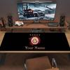 Galatasaray S Custom Name Large Size Mouse Pad Large Gaming Table Cushion Non-slip Laptop Tablet Big Mousepad XXL Mat Mini PC Playmat With Lock Edge