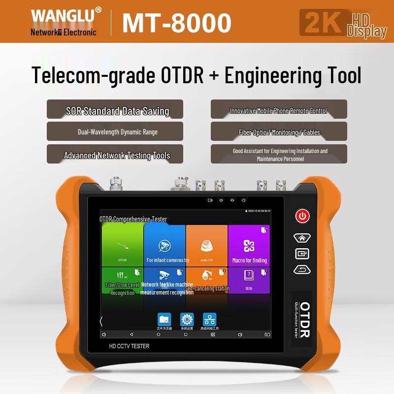 WANGLU MT-8000 OTDR Fiber Optic Tester