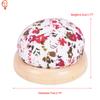 1pc Wood Bottom Base Needle Pin Cushion Holder PP Cotton Needle Insert Sewing Stitch Needlework DIY Craft Set Brand New