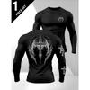 Herren Langarm-T-Shirt mit 3D-Streifendruck, bequem, atmungsaktiv und vielseitiges Herren-Oberteil