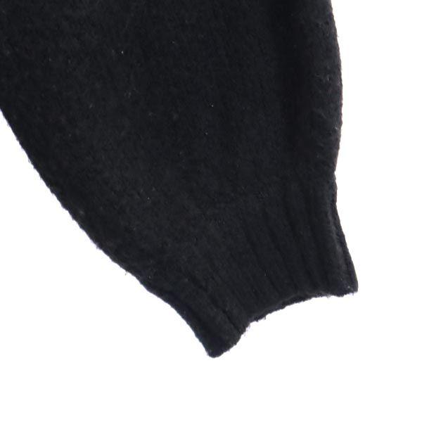 AMERI UNDRESSED Long Sleeve V Neck Knit F Black Sweater Women Used