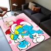 Blue Smur-f Characters Area Rug Suitable for Indoor And Outdoor,Carpets for Kitchens, Homes, Offices, Living Rooms,Home Decor,Christmas Gift