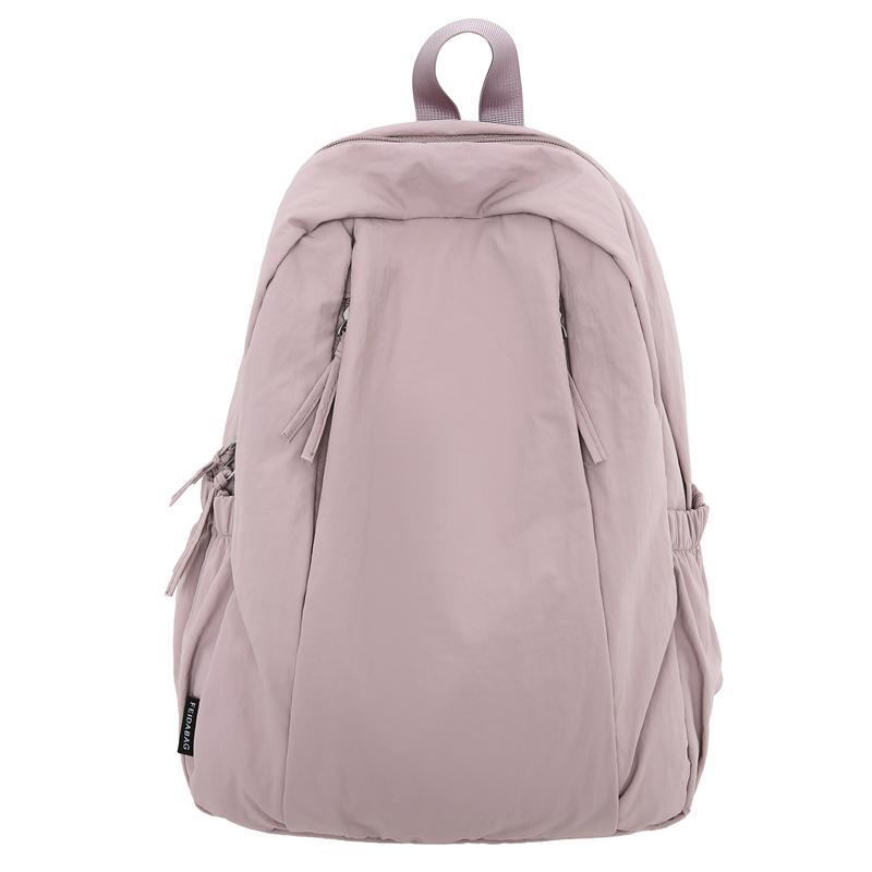 Нейлоновый рюкзак для женщин, легкая дорожная сумка для мужчин, большой емкости, рюкзак для поездок на работу фиолетовый
