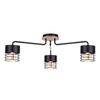 Ceiling Lamp 3xE27 CASA BLACK WOOD