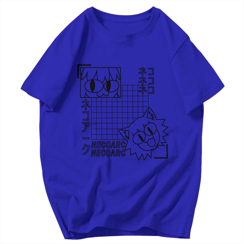 Men T Shirt Neco Arc Cat Cute Gifts Y2K Graphic Tees Unisex Clothes T Shirts