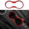 Car Central Gear Cup Holder Ring Cover Trim Bezel Decor Red For Ford Mustang 15+