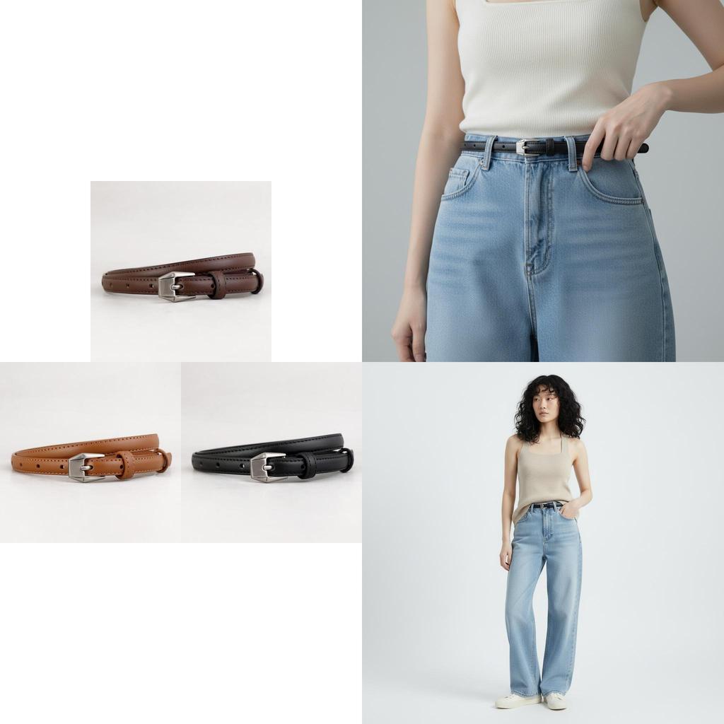Women Leather Belt Fine Genuine Leather Dress Jeans Casual For Office Wear