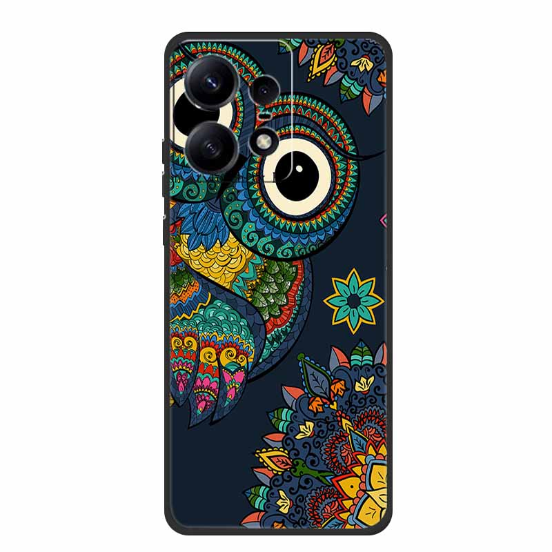 For Moto Edge 50 Pro Case Animals Soft Silicone TPU Phone Cases Back Cover For Motorola Edge 50 Pro 5G Wolf Protector Cool funda