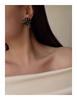 Black & Gold Enamel Twist Earrings: Versatile Luxury Studs for Autumn/Winter 2025