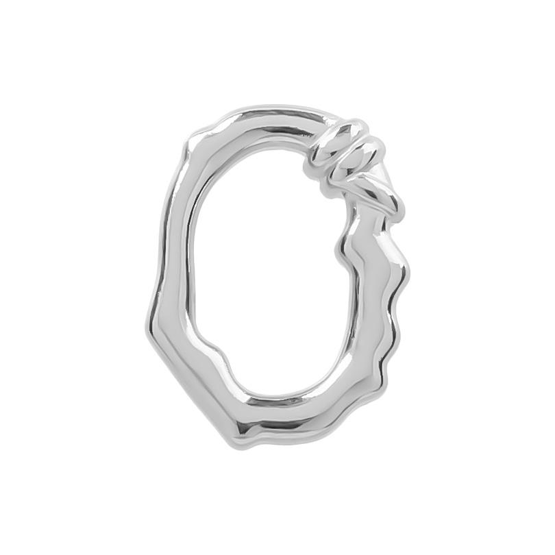 100% Stainless Steel Heart Charms For Jewelry Making Bracelets Earrings Accessories 6pcs/Lot Silver Color Irregular Pendant Bulk