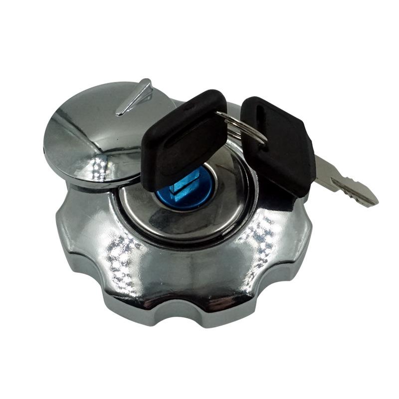 CG125 Motorcycle Electric Vehicle Modified Accessories: Fuel Tank Cap, Cover, Throttle Lock, & Door Lock.