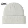 Fashionable Versatile Beanies Cap Windproof Hat Warm Winter Knitted for Kids Solid Color No Scratch