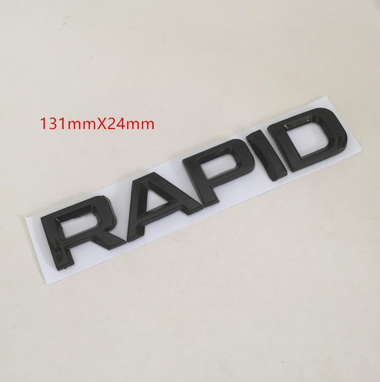 1pc 3D ABS for Octavia Superb RAPID FABIA KAMIQ KODIAQ YETI Car Emblem Letter Badge Rear Tail Trunk Sticker Decal for SKODA