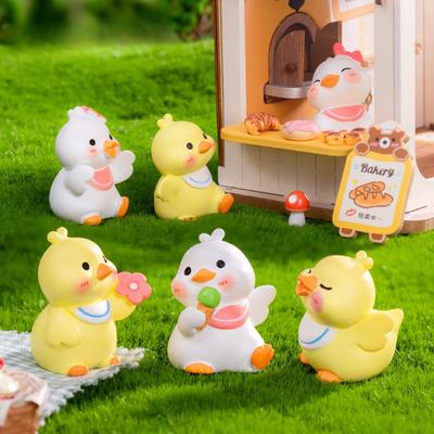 Moos MikrolandschaftNiedliche Entenküken PuppenPuppenhaus Dekorationen Zubehör Mini Ornamente