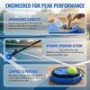 Tennis Trainer Solo Practice Tool With String Rebound Ball Portable Tennis Training Baseboard For Beginners Kids Adults Exercise