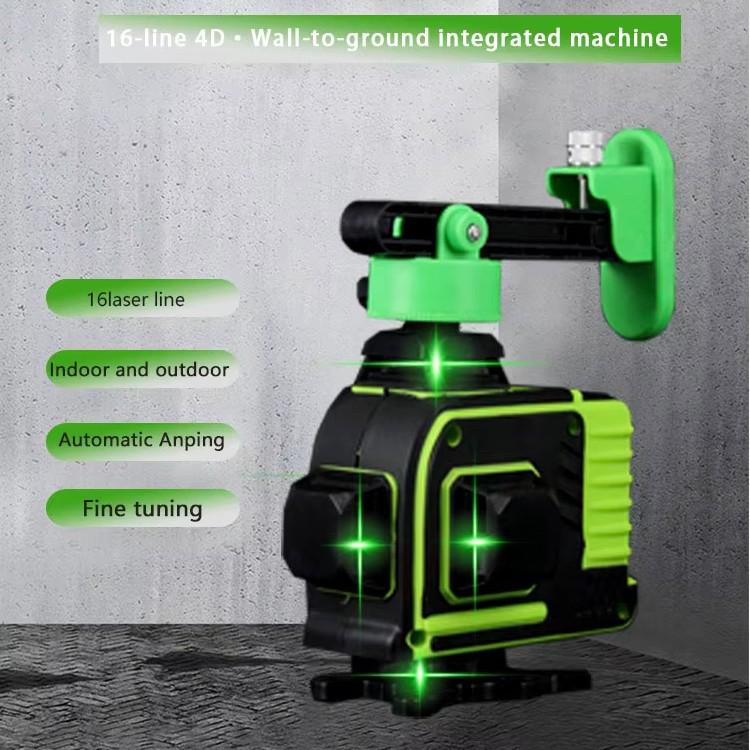 16-Line High Precision Green Laser Level Projector for Indoor & Outdoor Use