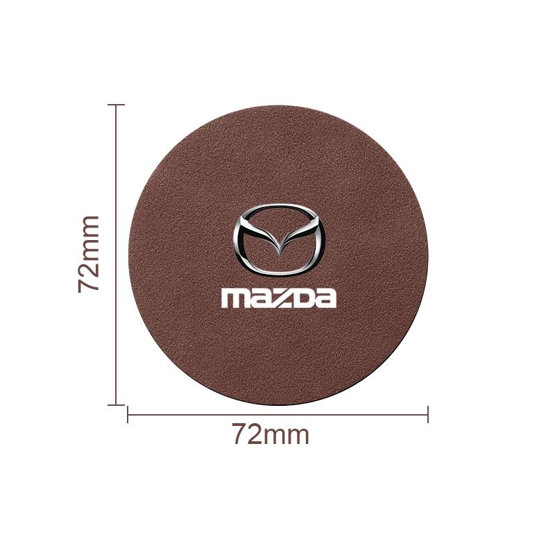 1/2 Stück Auto Anti-Rutsch-Einlage Becheruntersetzer Auto Zubehör Für Mazda 3 Alexa CX30 CX-4 CX5 CX-5 CX8 CX-8 CX-30 CX9 CX-9 Axela Demio Atenza MS GJI GH BK