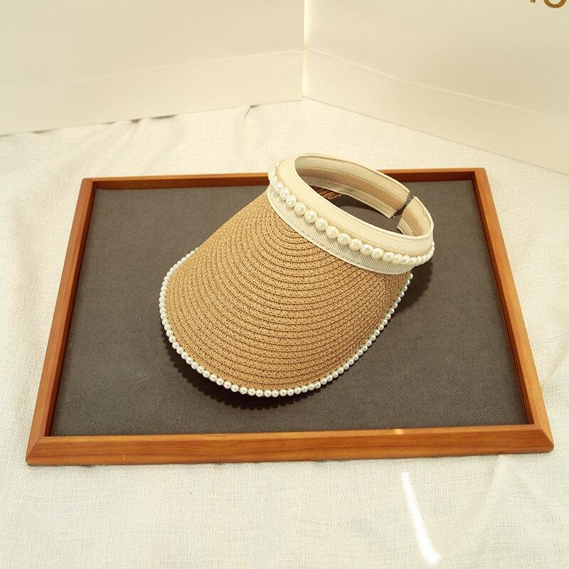 2021 Summer New Pearls Women Sun Hat 
