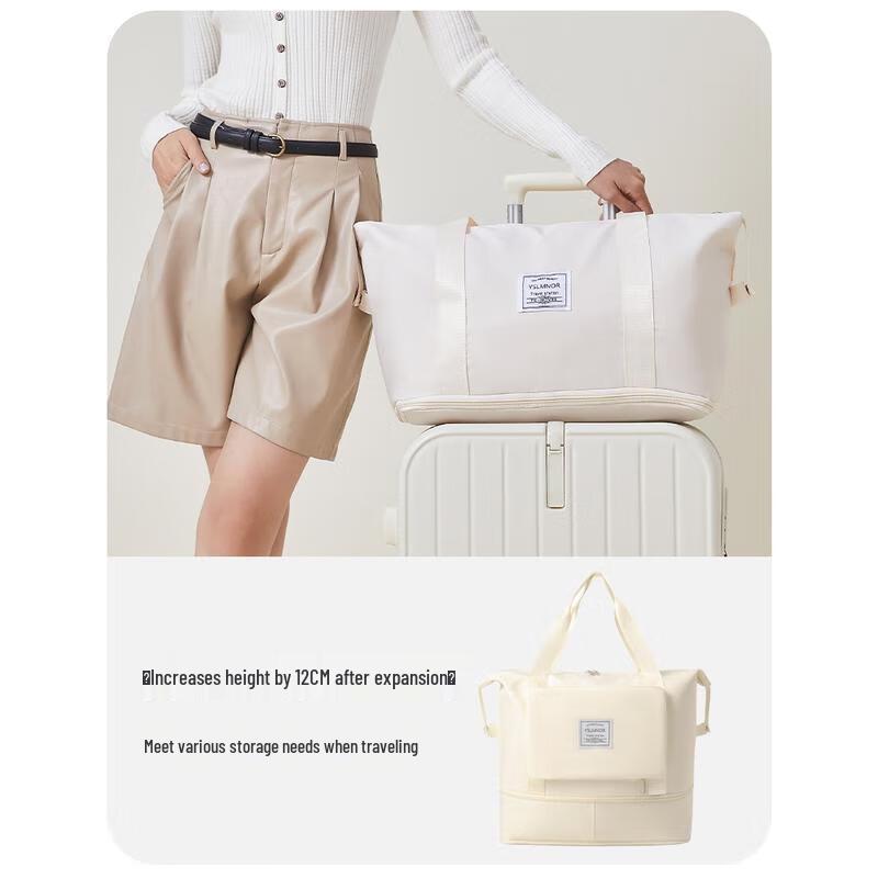 HANDUNYOU Expandable Dry-Wet Separation Travel Bag