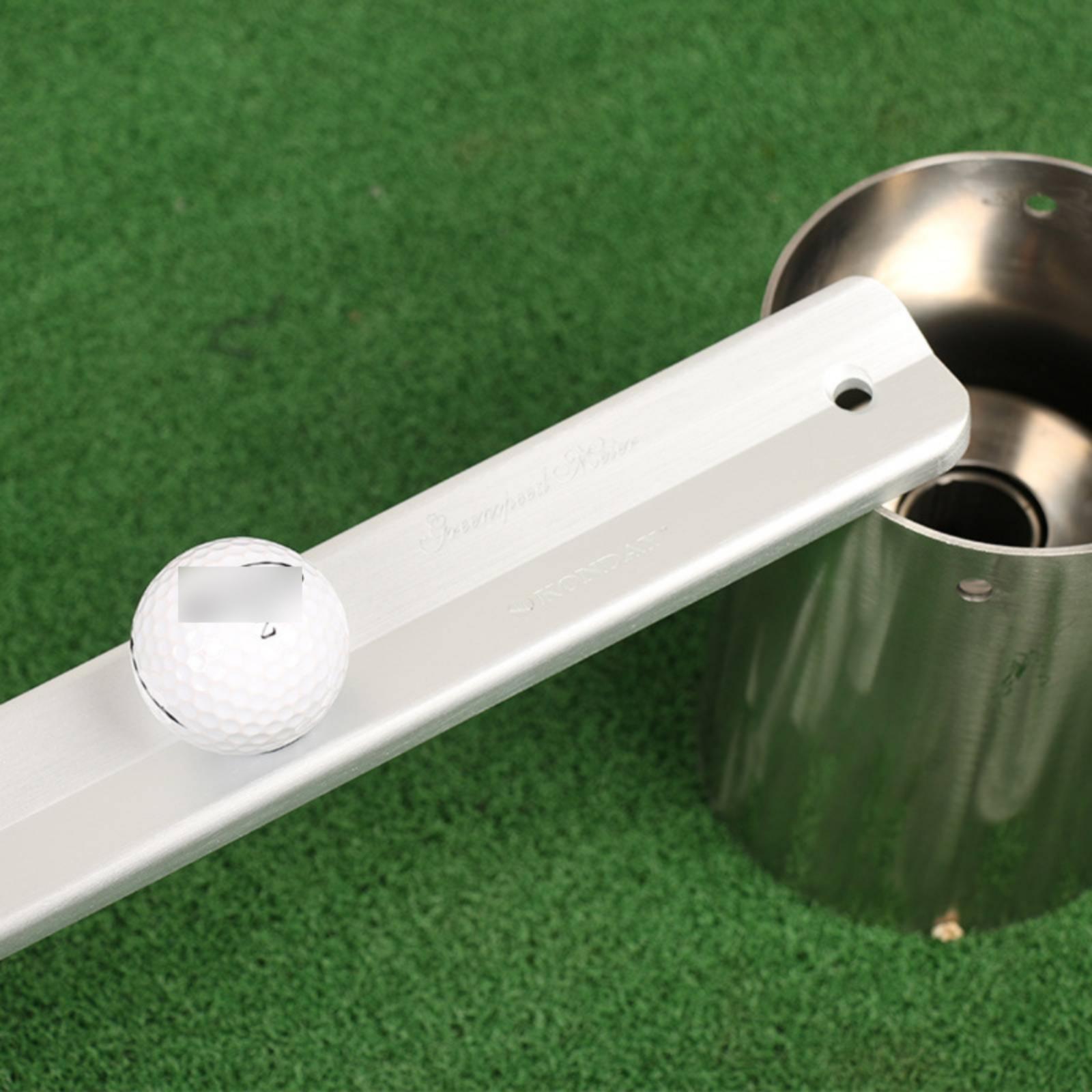 Stimpmeter Dlhodobý merač rýchlosti golfového greenu Merač rýchlosti putting greenu Zliatina hliníka Športový tréningový nástroj Konzistentný úder white