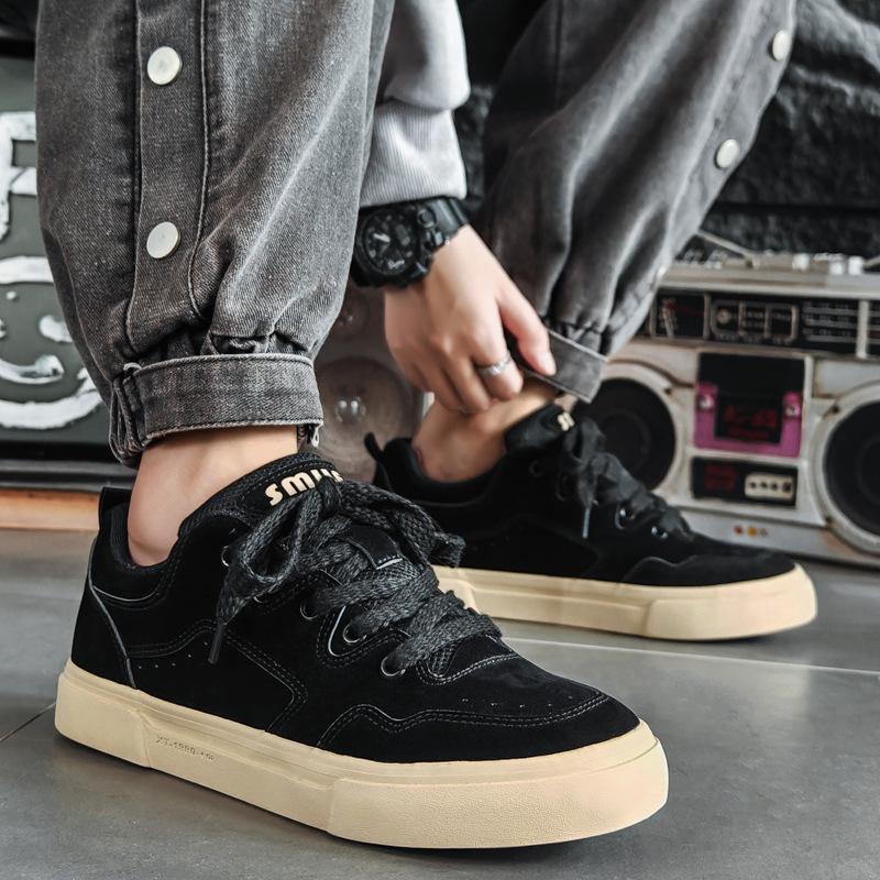 Pantofi bărbați val toamnă nou pantofi pânză pantofi bărbați design versatil casual stil Hong Kong pantofi bărbați val