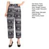Women Elephant Print Trousers Comfortable Wide Leg Pants Elastic Waist Palazzo Pants for Summer Beach Vacation Trousers